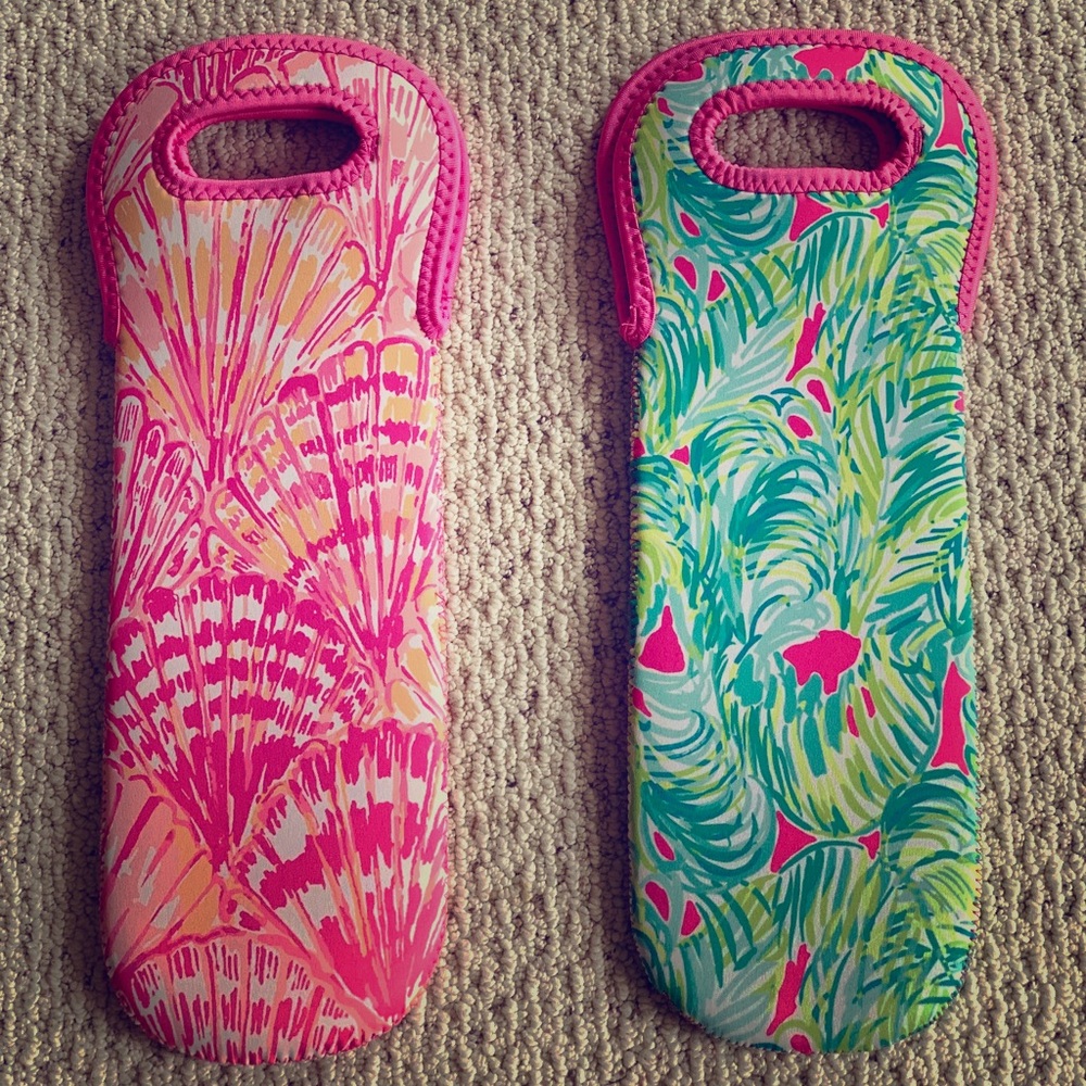 (SOLD) Lilly Pulitzer Insulated Wine Totes